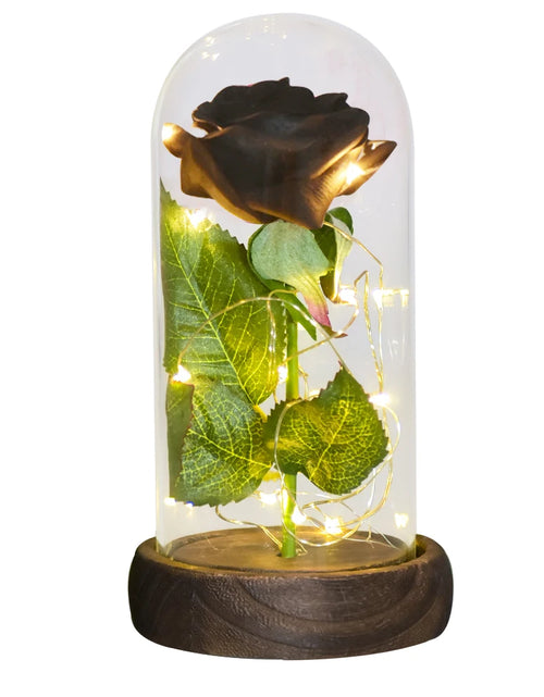 Load image into Gallery viewer, Gifts for Her Beauty and the Beast Eternal Rose in Glass Dome Artificial Forever Flower LED Light Mothers Day Gifts for Women
